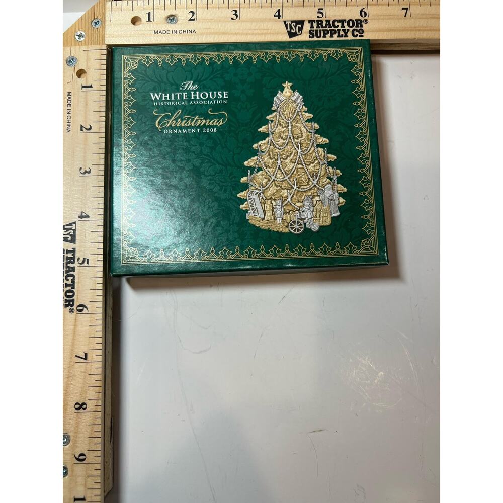 White House 2008 Christmas Ornament Historical Association Collectible Gift